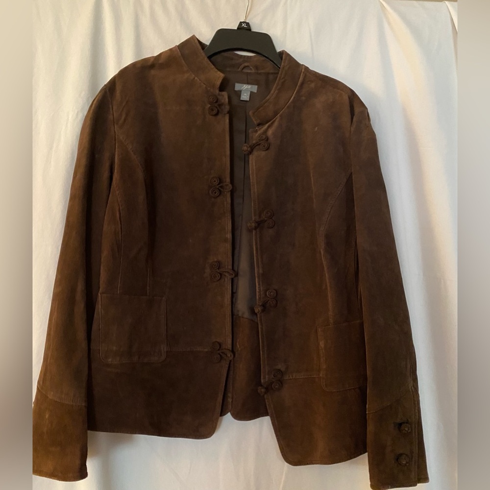 J Jill Brown Suede jacket